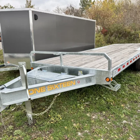 25 Foot 7 Ton Galvanized Deckover Trailer