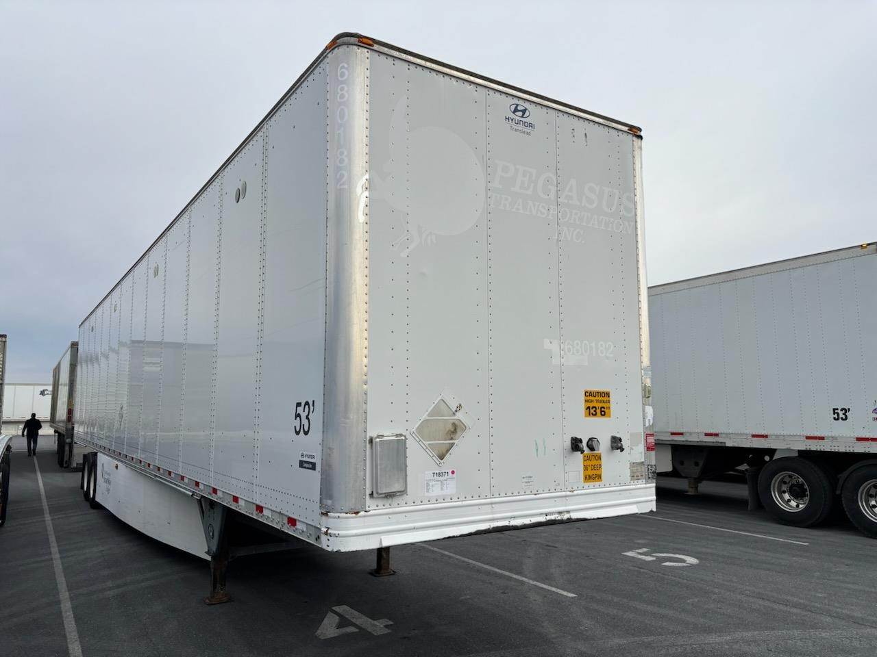 2017 Hyundai 53 ft Dry Van Trailer