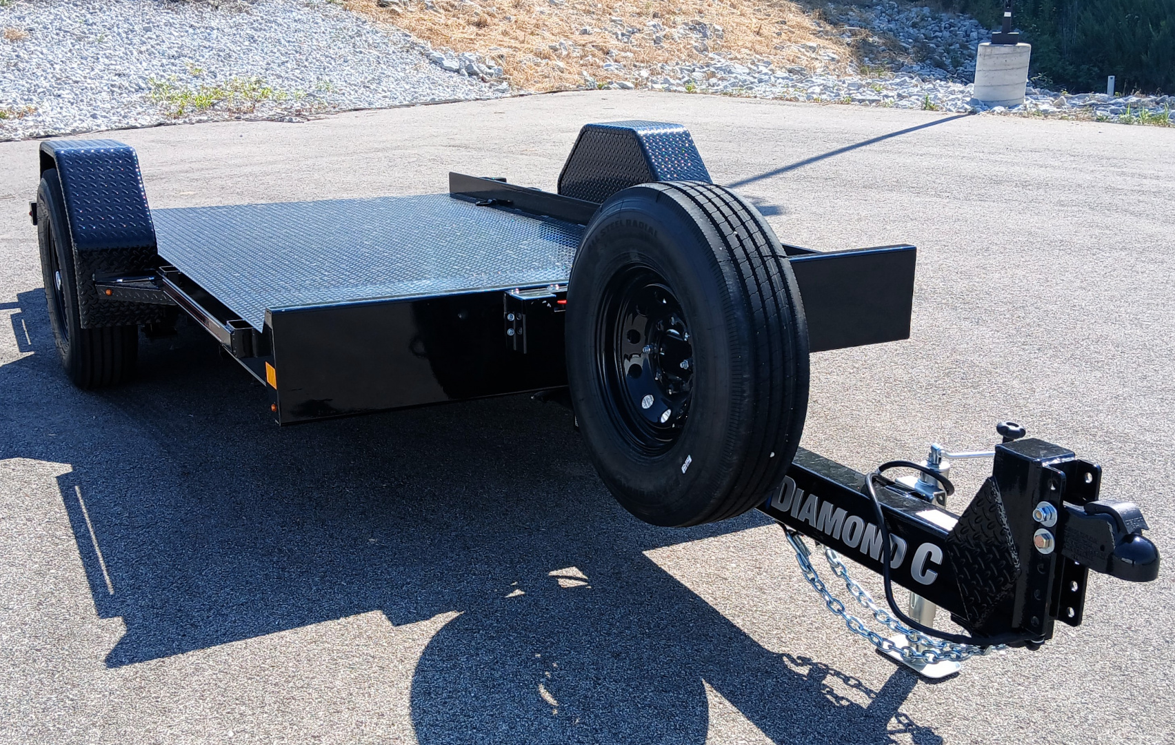 Diamond C 77x12 Scissor Lift Trailer Equipment Trailer