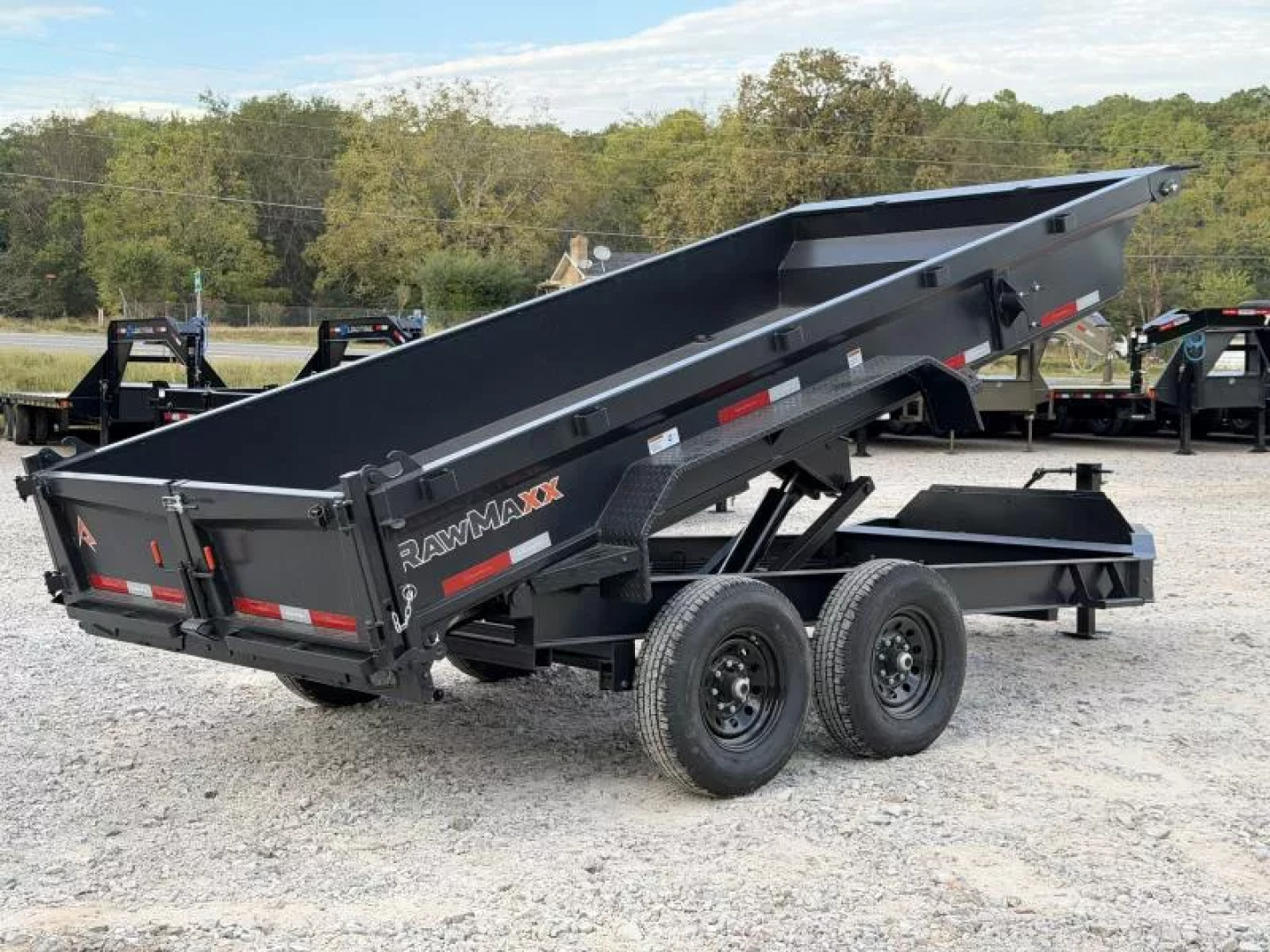 2026 RawMaxx 7X14 14K GVWR Dump Trailer For Sale