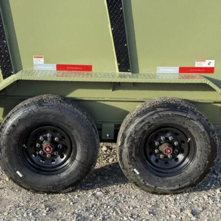 2026 RawMaxx 83X14 Gooseneck Dump Trailer 16K GVWR