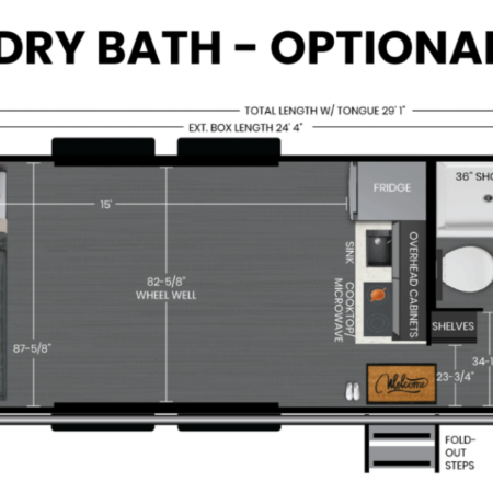 ATC PLa 450 Aluminum Toy Hauler Trailer