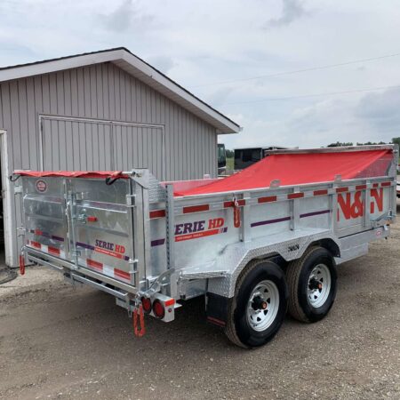 N&N Galvanized Dump Trailer
