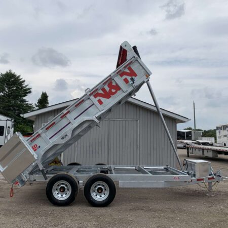 N&N Galvanized Dump Trailer