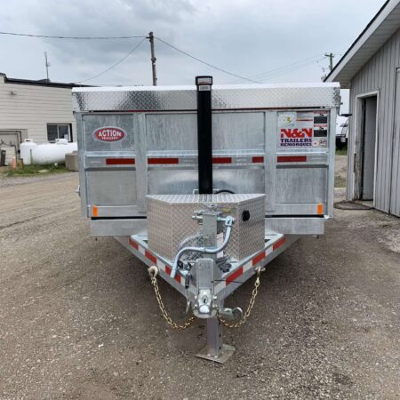 N&N Galvanized Dump Trailer