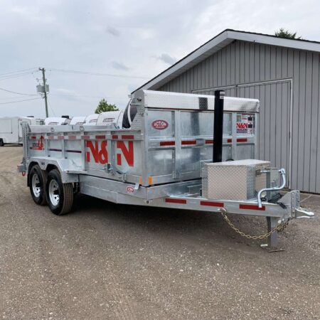 N&N Galvanized Dump Trailer