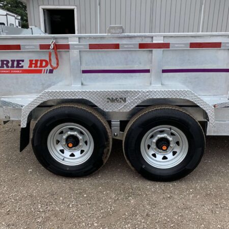 N&N Galvanized Dump Trailer