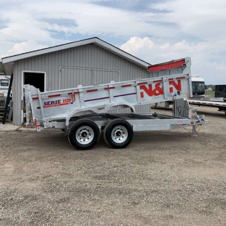 N&N Galvanized Dump Trailer