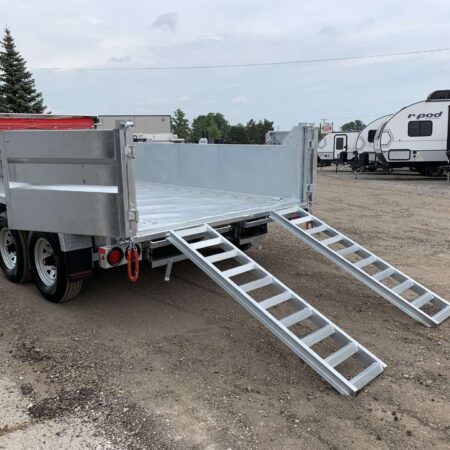 N&N Galvanized Dump Trailer
