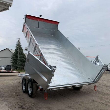 N&N Galvanized Dump Trailer