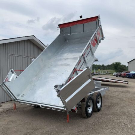N&N Galvanized Dump Trailer