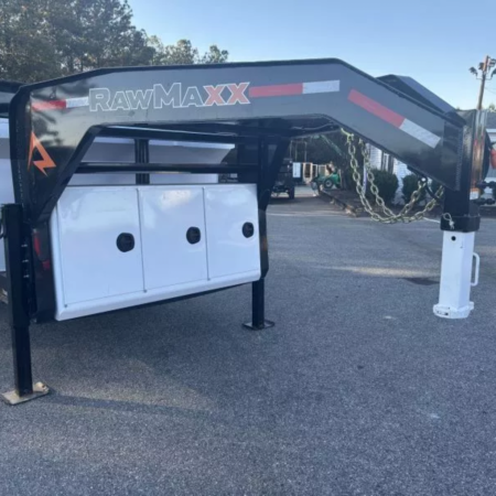 2026 RawMaxx 16X83 16KGVWR Gooseneck Dump Trailer