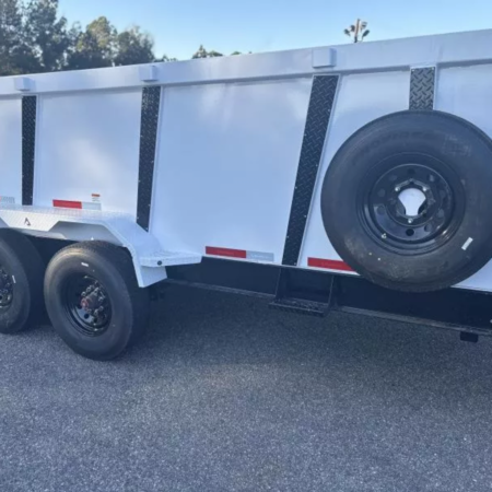 2026 RawMaxx 16X83 16KGVWR Gooseneck Dump Trailer