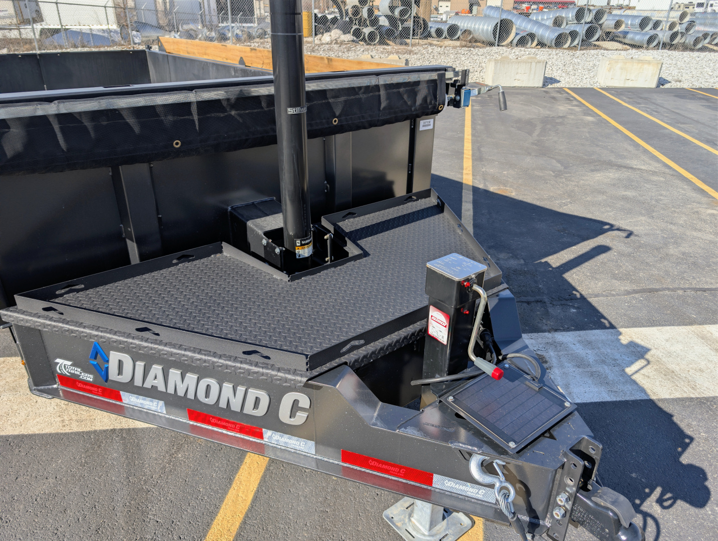 Diamond C 14ft Dump Trailer