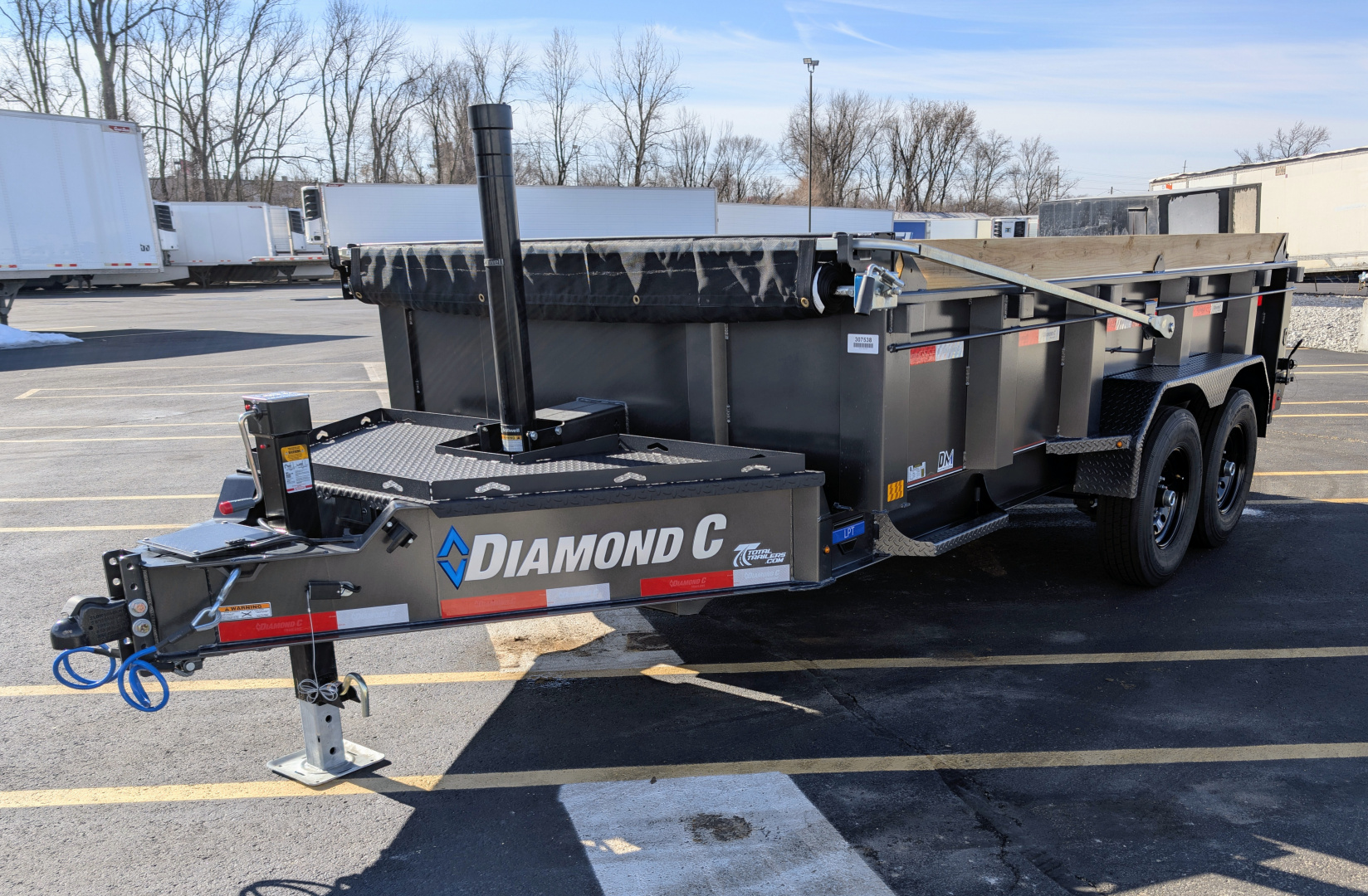 Diamond C 14ft Dump Trailer