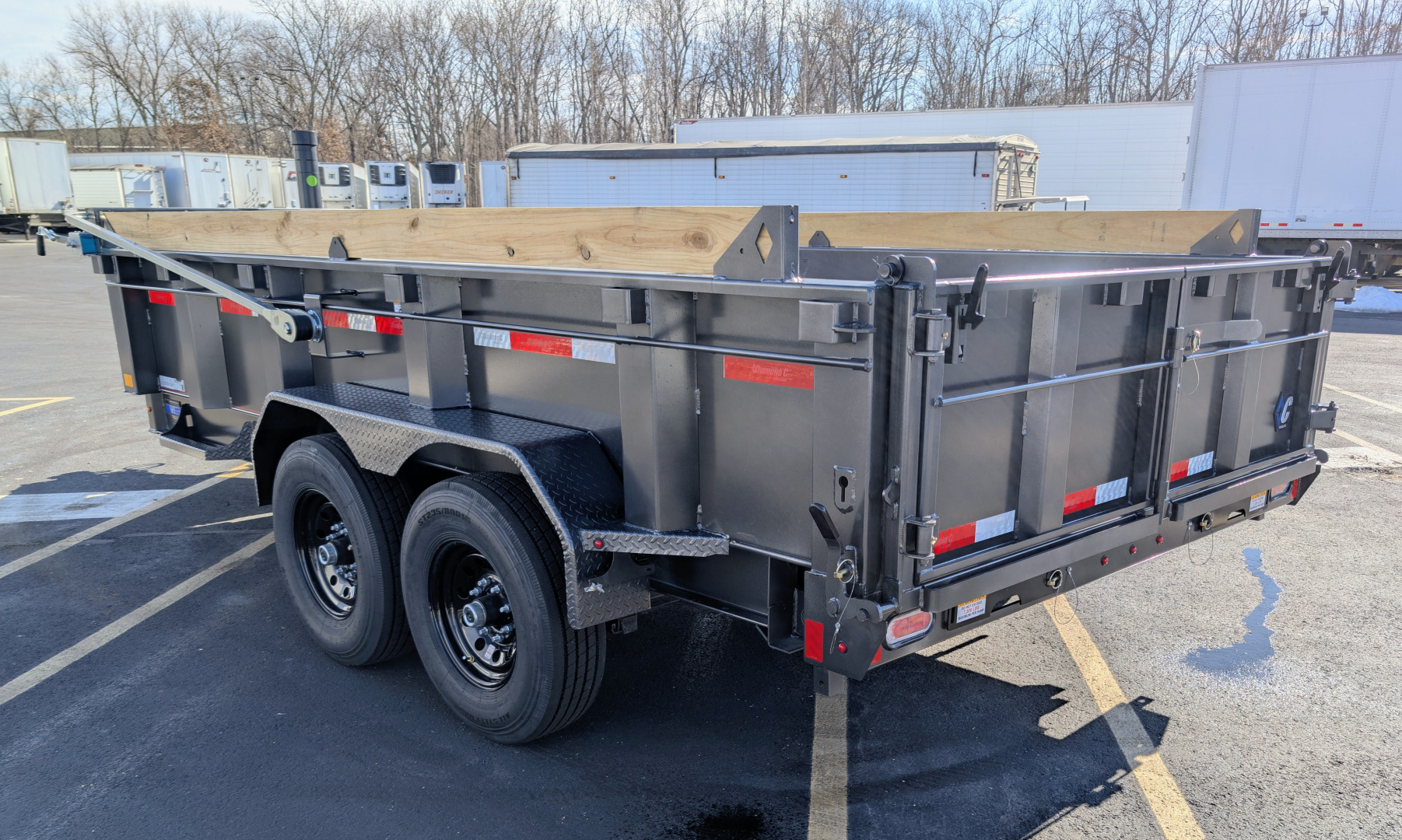 Diamond C 14ft Dump Trailer