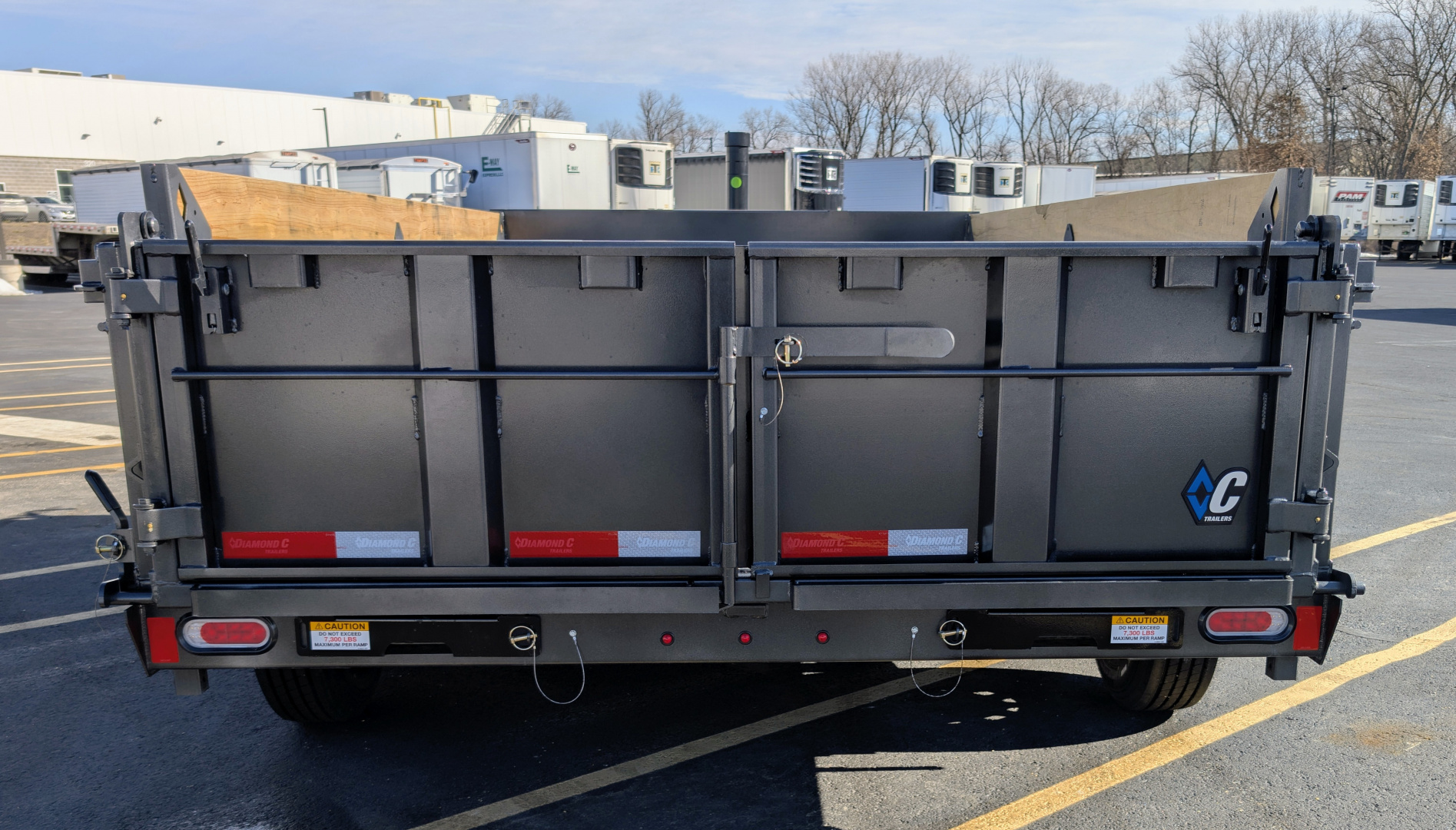 Diamond C 14ft Dump Trailer