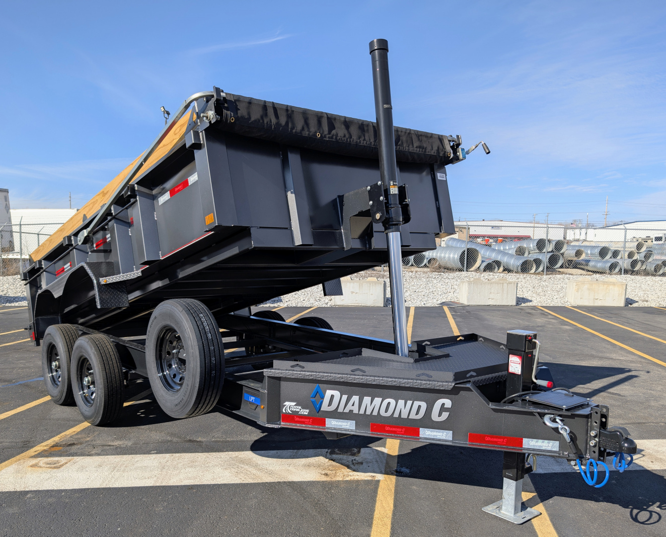 Diamond C 14ft Dump Trailer