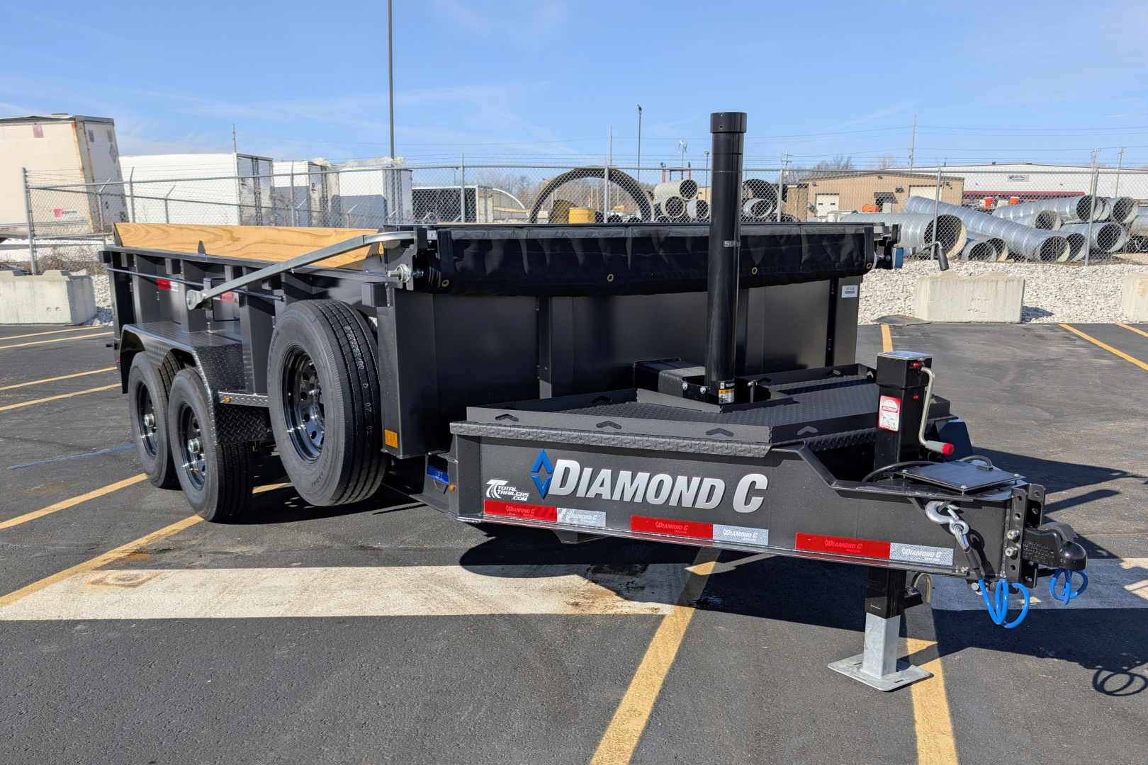 Diamond C 14ft Dump Trailer