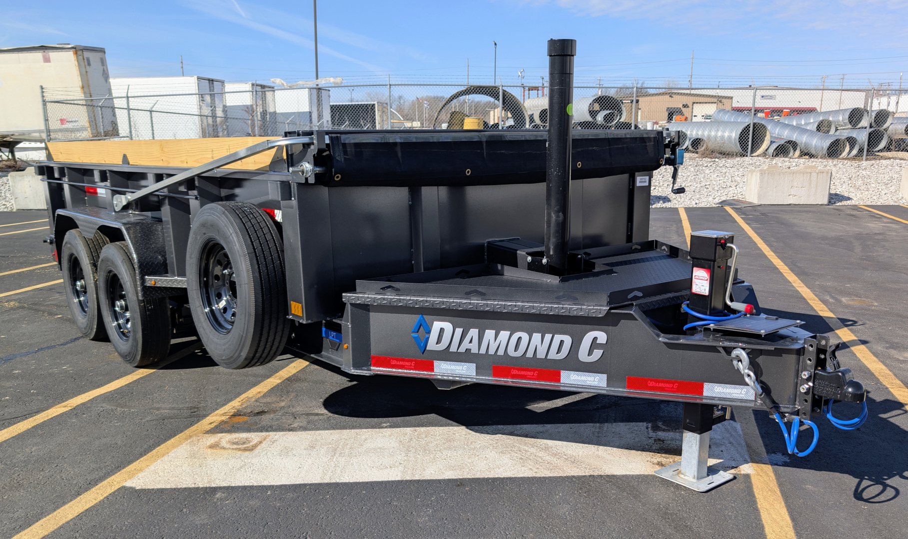 Diamond C 14ft Low Profile Dump Trailer