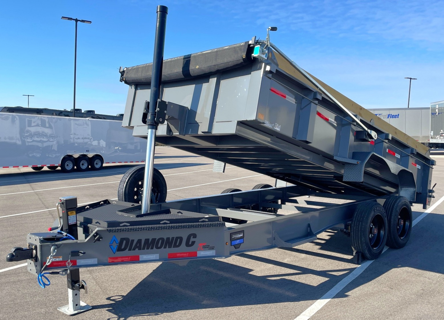 Diamond C 16ft Dump Trailers 18K GVWR