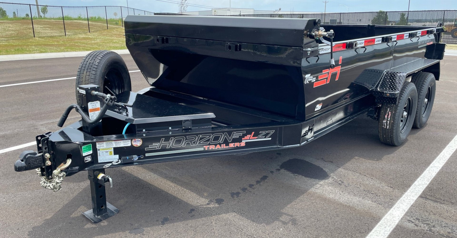 Horizon Trailers HZ7 14ft Dump Trailer 14k GVWR