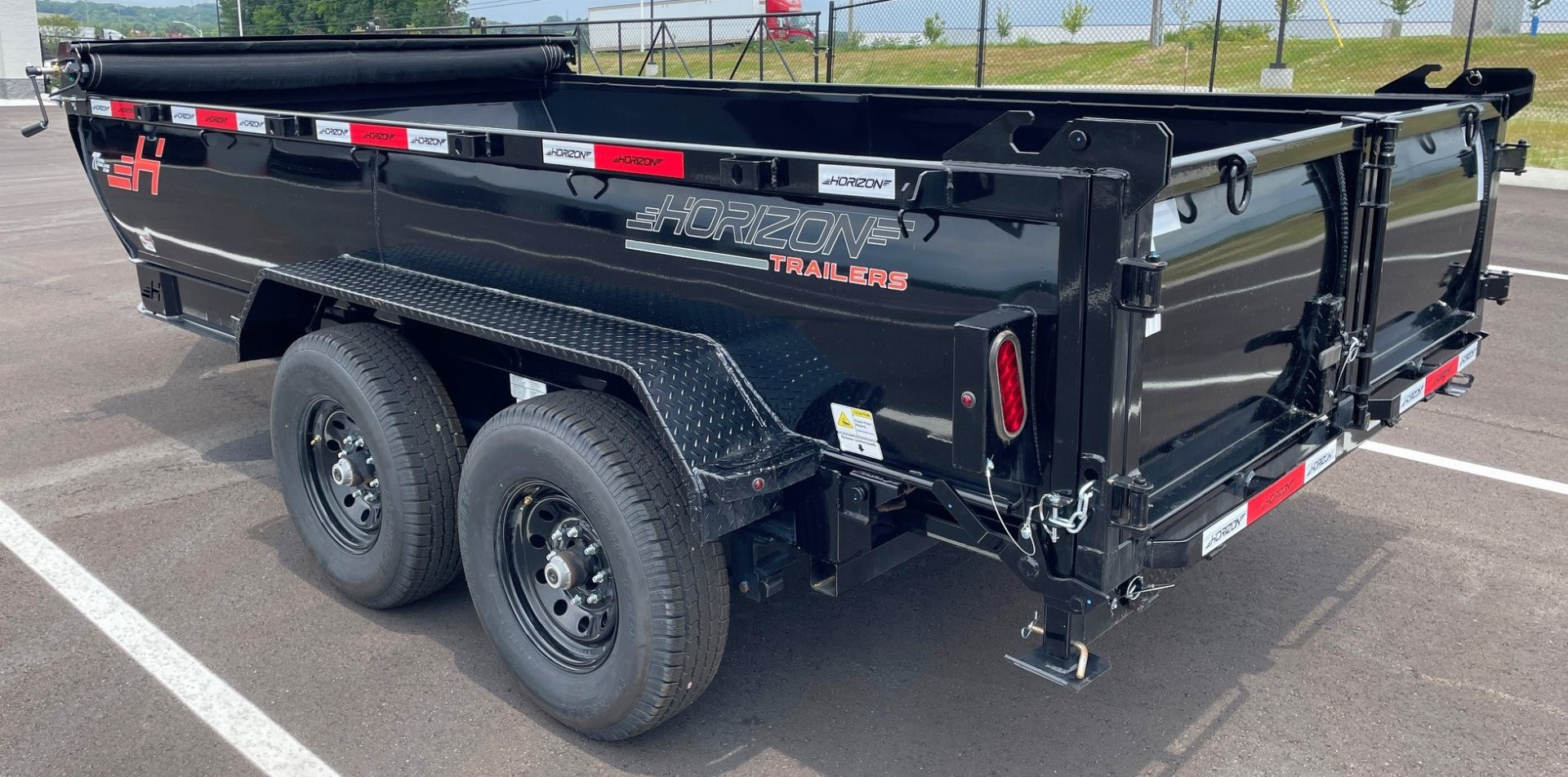 Horizon Trailers HZ7 14ft Dump Trailer 14k GVWR