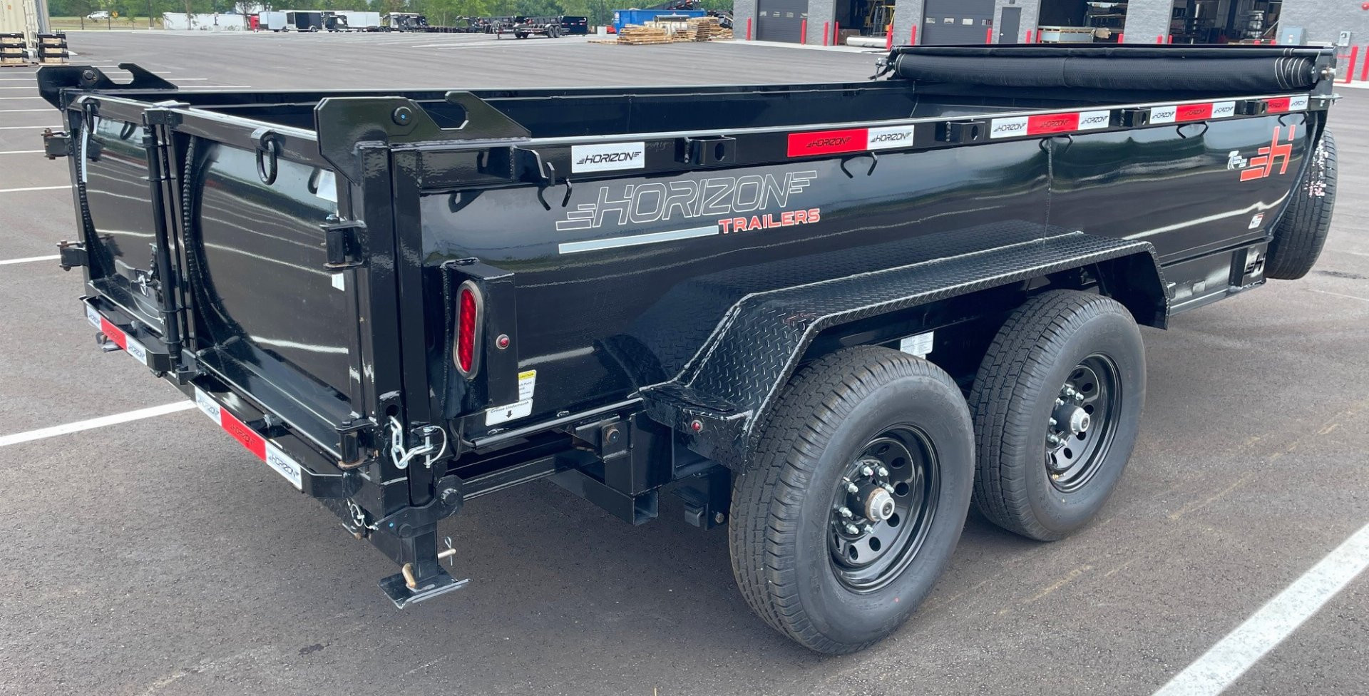 Horizon Trailers HZ7 14ft Dump Trailer 14k GVWR