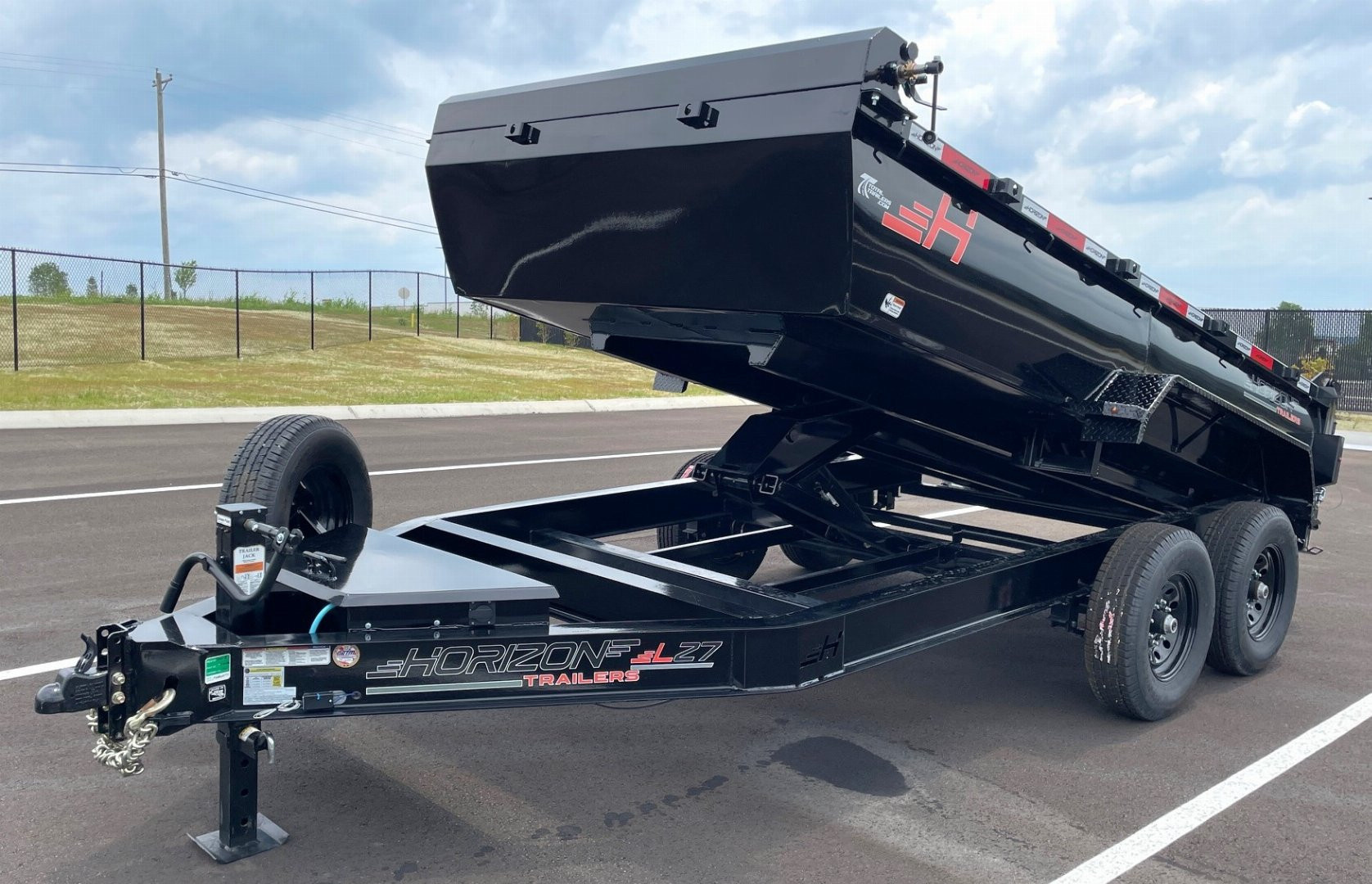 Horizon Trailers HZ7 14ft Dump Trailer 14k GVWR