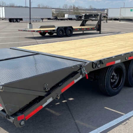 Maxx D GSX 25ft Gooseneck Flatbed Trailer 18K GVWR
