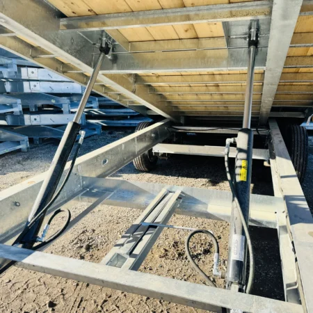 24 Foot Galvanized Power Tilt Deckover Trailer