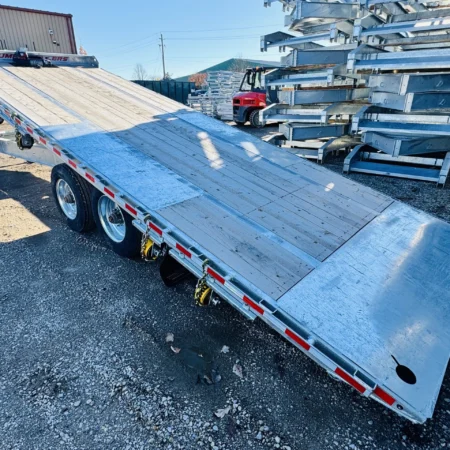 24 Foot Galvanized Power Tilt Deckover Trailer