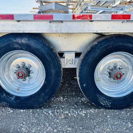 24 Foot Galvanized Power Tilt Deckover Trailer