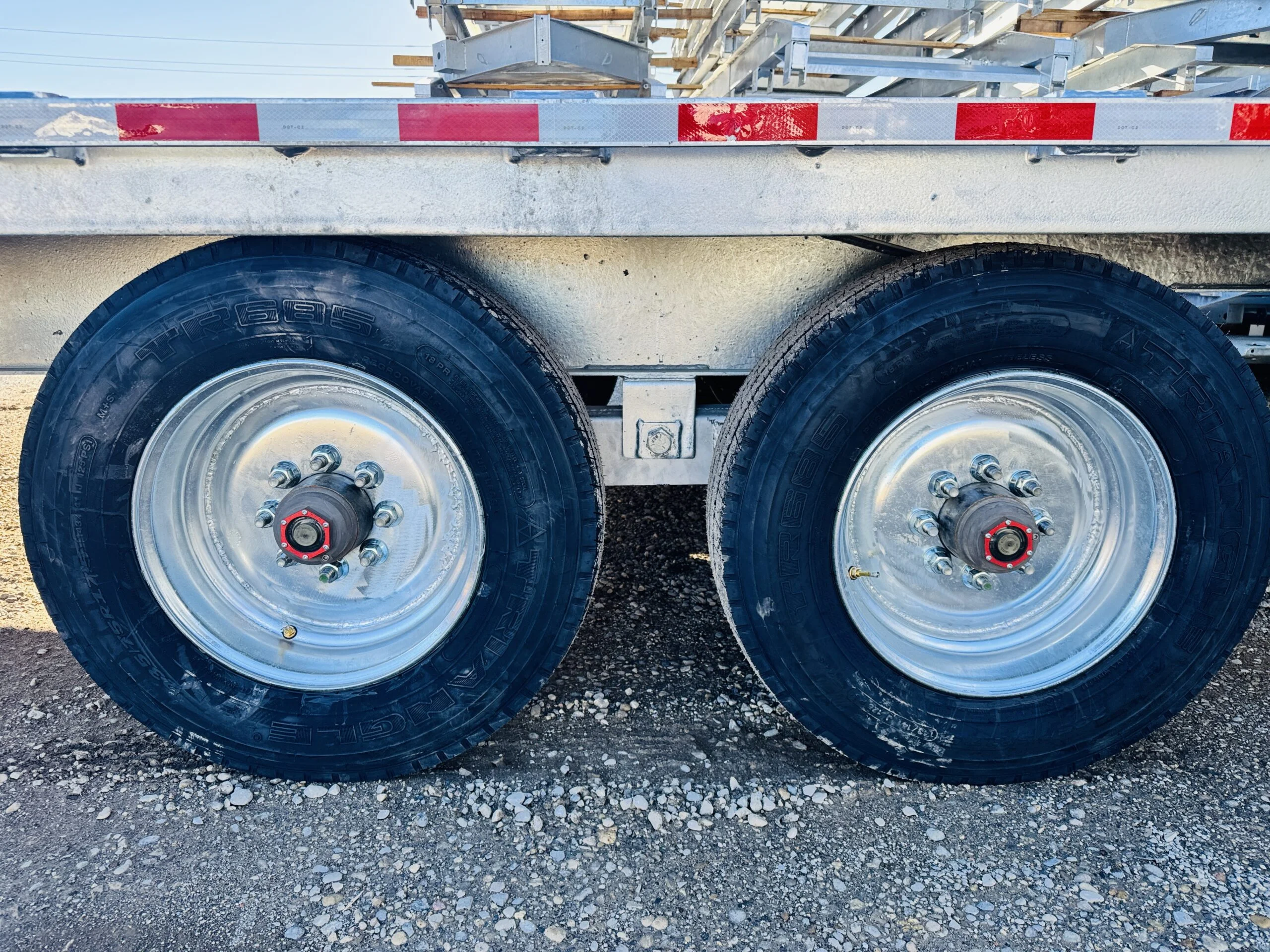 24 Foot Galvanized Power Tilt Deckover Trailer