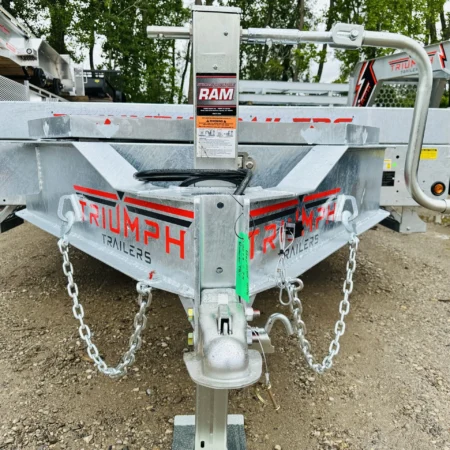 25 Foot 7 Ton Galvanized Deckover Trailer