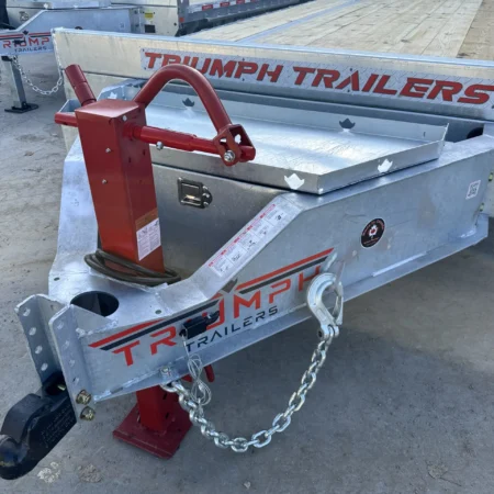 25 Foot Galvanized Deckover Trailer Full Width Ramps