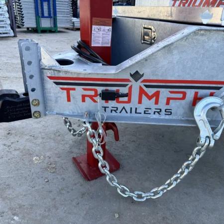 25 Foot Galvanized Deckover Trailer Full Width Ramps