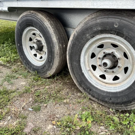 20 FT Flat Bed Deckover Galvanized Trailer 14K