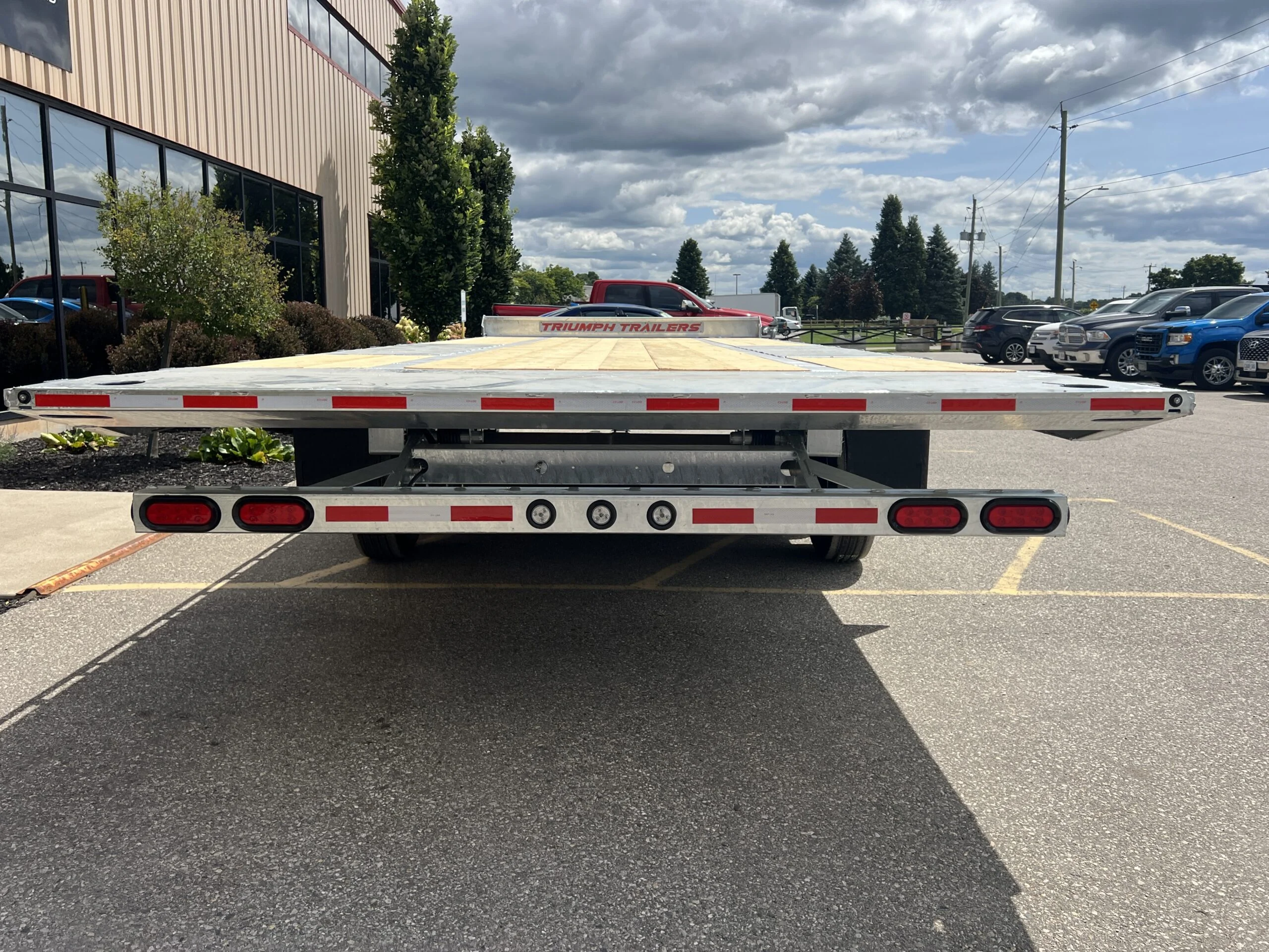 24 Foot Galvanized Power Tilt Deckover Trailer