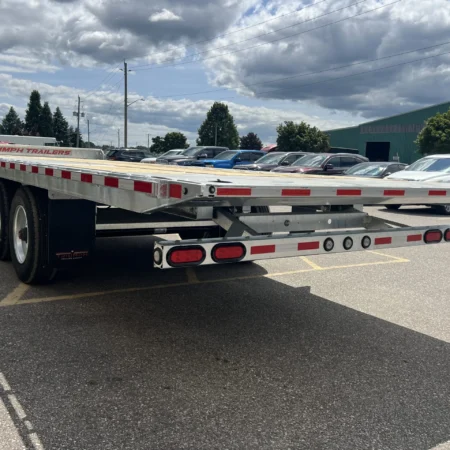 24 Foot Galvanized Power Tilt Deckover Trailer