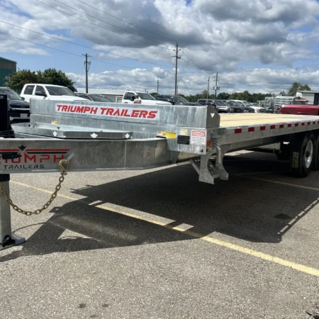 24 Foot Galvanized Power Tilt Deckover Trailer