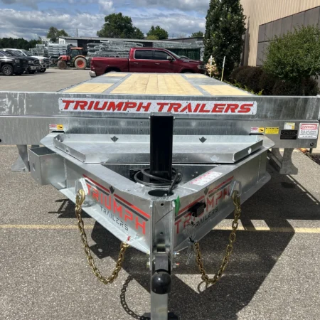 24 Foot Galvanized Power Tilt Deckover Trailer