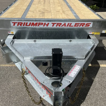 24 Foot Galvanized Power Tilt Deckover Trailer