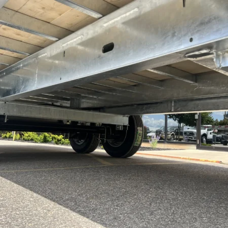 24 Foot Galvanized Power Tilt Deckover Trailer