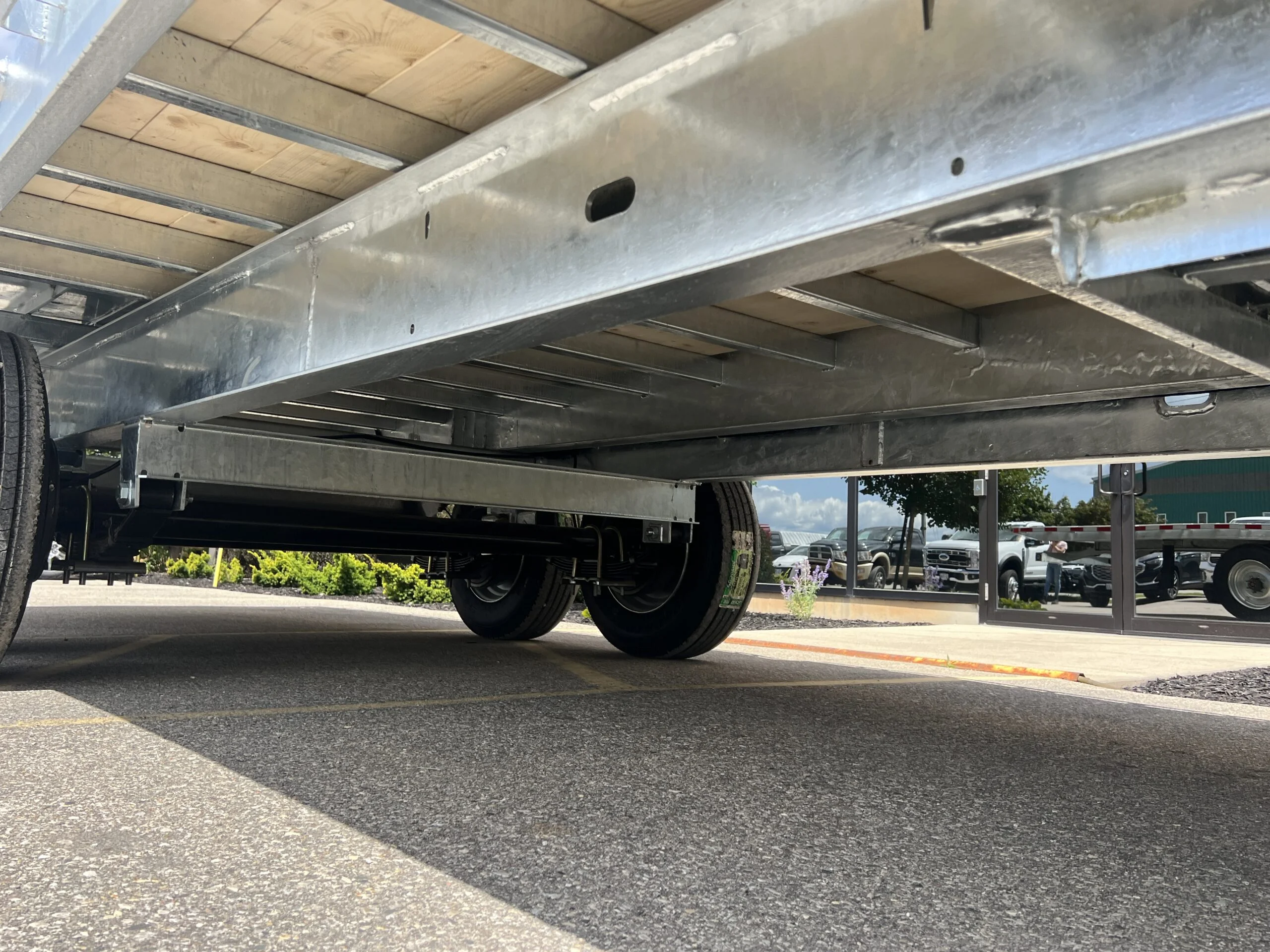 24 Foot Galvanized Power Tilt Deckover Trailer