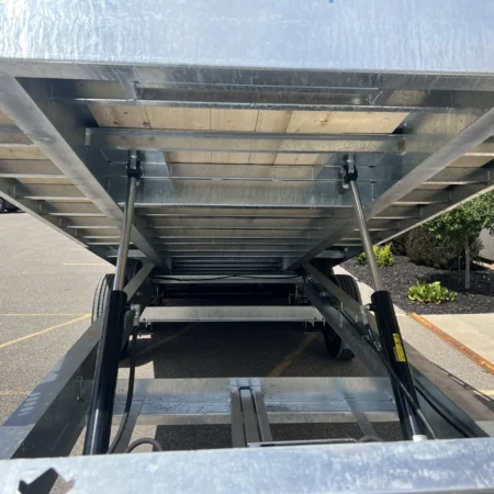 24 Foot Galvanized Power Tilt Deckover Trailer