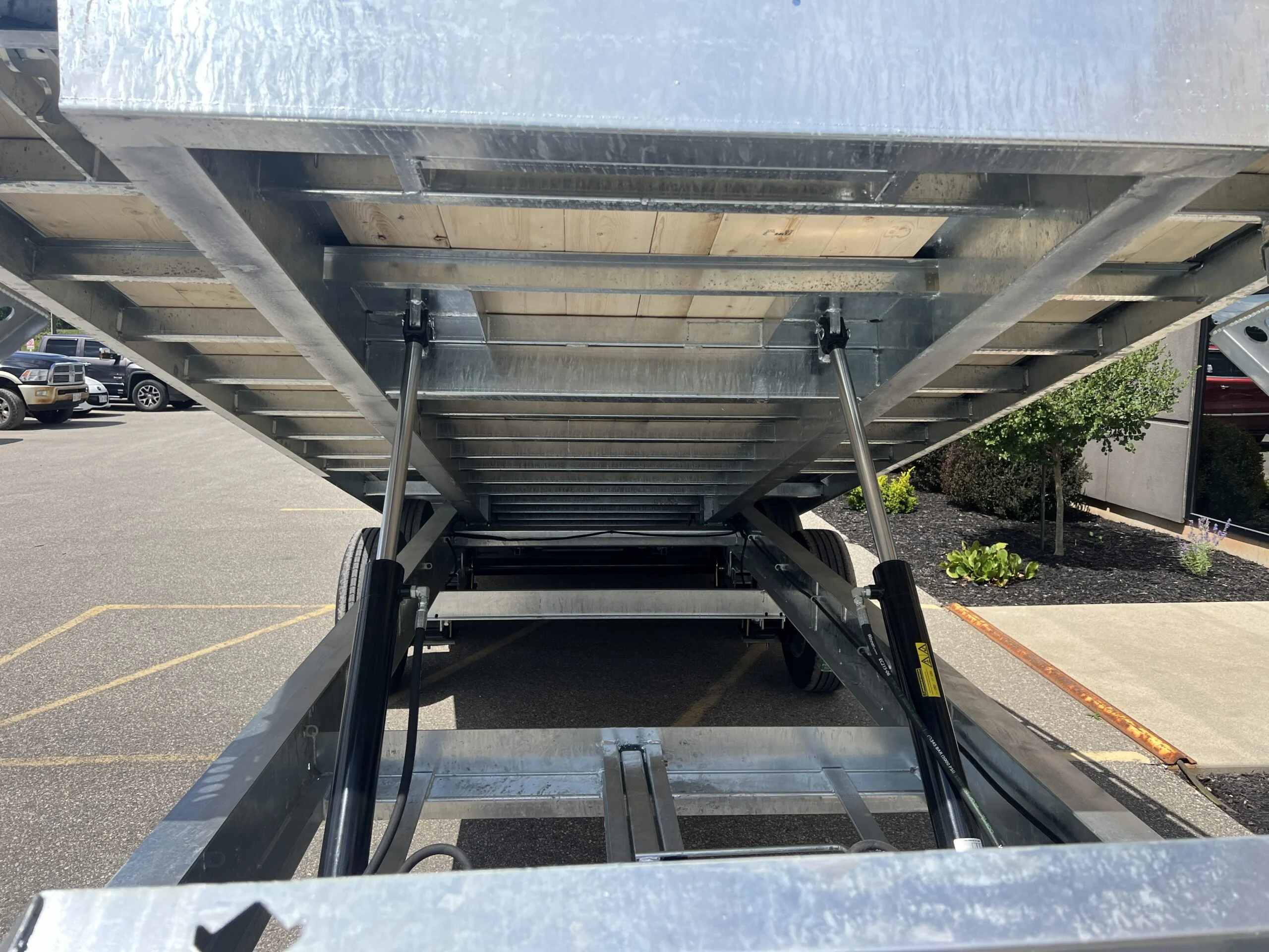 24 Foot Galvanized Power Tilt Deckover Trailer