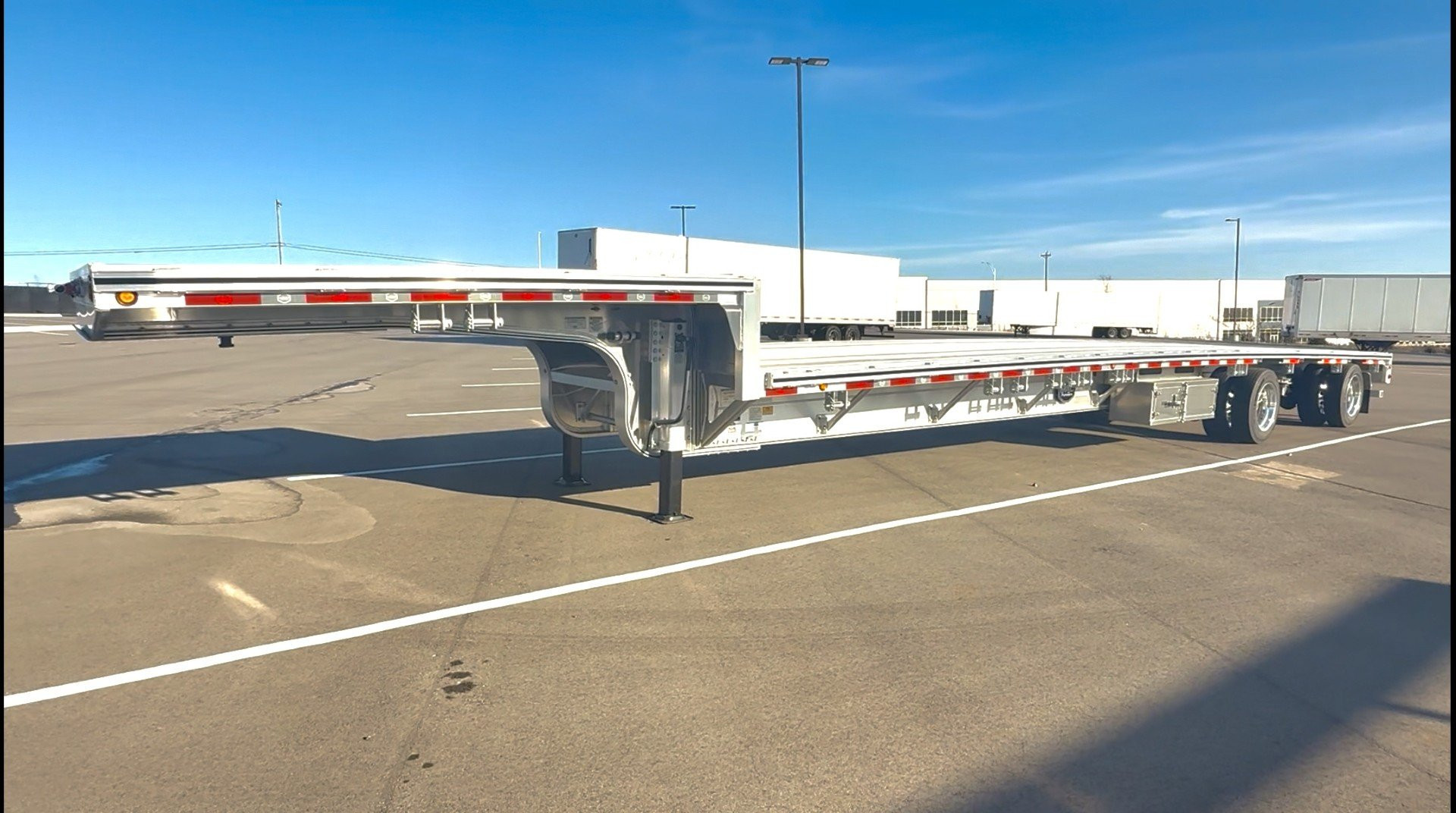 MAC 53ft Drop Deck Aluminum Flatbed Trailer