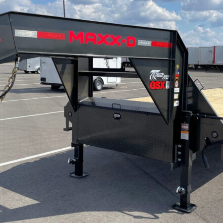 Maxx D GSX 25ft Gooseneck Flatbed Trailer 18K GVWR