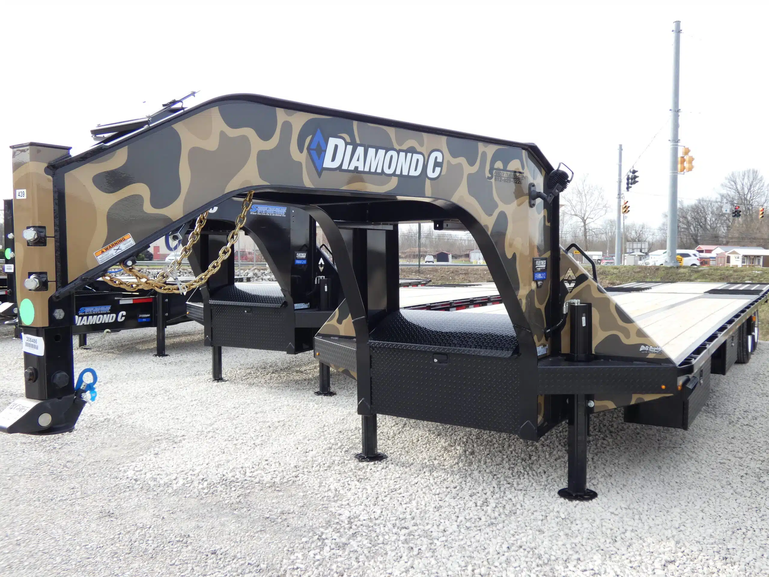 2026 Diamond C102x35 Hydraulic Gooseneck Equipment Trailer